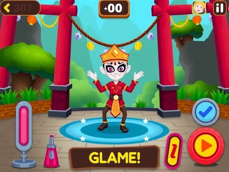 Lungi Dance Wizard Game Screenshot